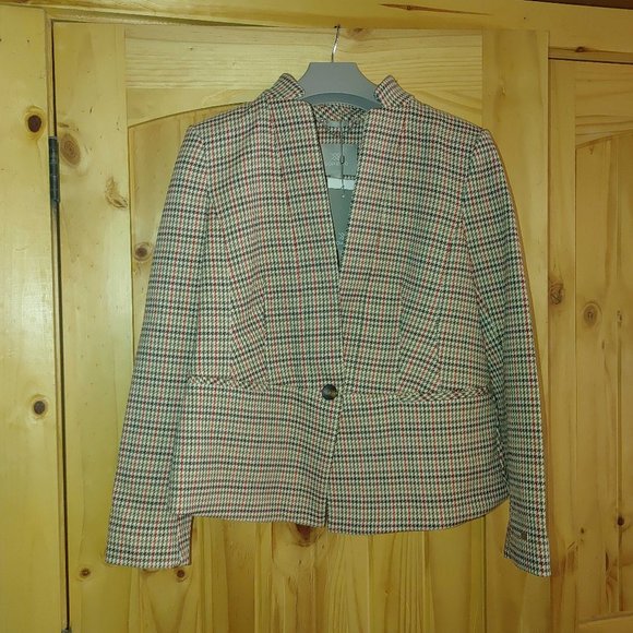 Soia & Kyo Jackets & Blazers - Soia & Kyo | Alycia Houndstooth Blazer XL NWT